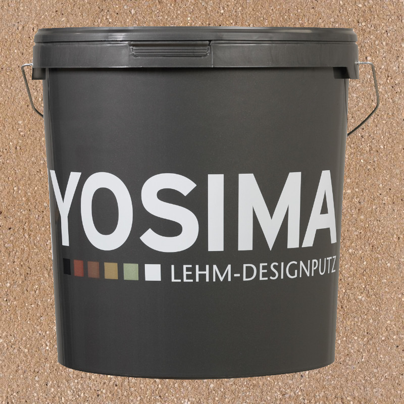 Yosima Lehmputz - Edelputz, Braun-1, Grundfarbe 