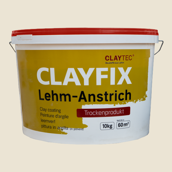 ClayFix Lehm-Anstrich, Kolumba-Grau, Classic-Farbtöne