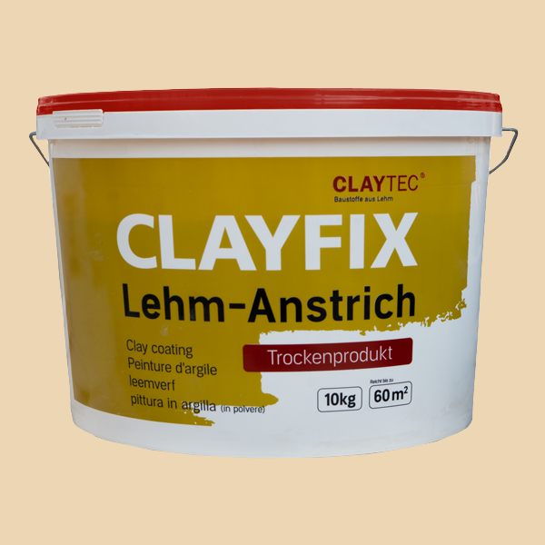 ClayFix Lehm-Anstrich, Gold-Ocker-3.3, Farbraum  