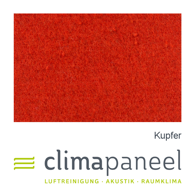 Akustikpaneel, 100 % ökologische Schallabsorber - Wandpaneele Farbe Kupfer